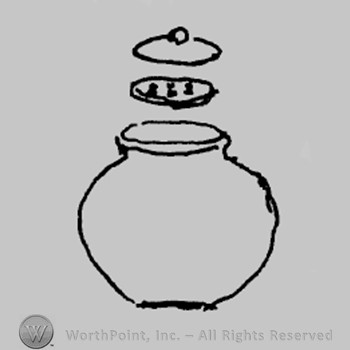 Rookwood Pottery Shape No. 282; scent jar.