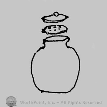 Rookwood Pottery Shape No. 283; scent jar.