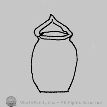 Rookwood Pottery Shape No. 287; hanging vase.