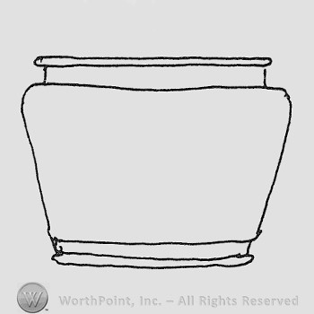 Rookwood Pottery Shape No. 301; jardiniere.