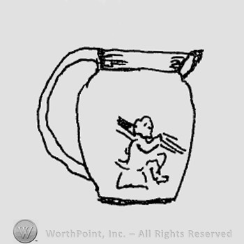 Rookwood Pottery Shape No. 309; cupid pitcher.