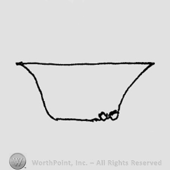 Rookwood Pottery Shape No. 316; vegetable dish.