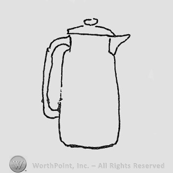Rookwood Pottery Shape No. 335; coffee pot.