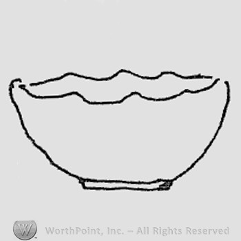 Rookwood Pottery Shape No. 405; bowl.
