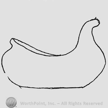 Rookwood Pottery Shape No. 407; cast.