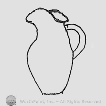 Rookwood Pottery Shape No. 412; pitcher.