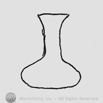 Rookwood Pottery Shape No. 415; thrown.