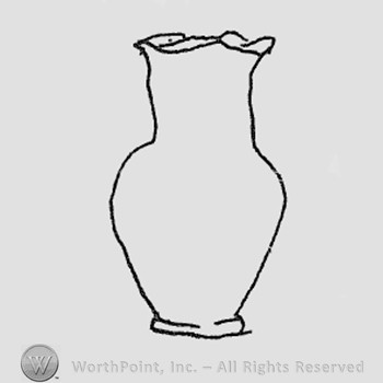 Rookwood Pottery Shape No. 416; thrown.