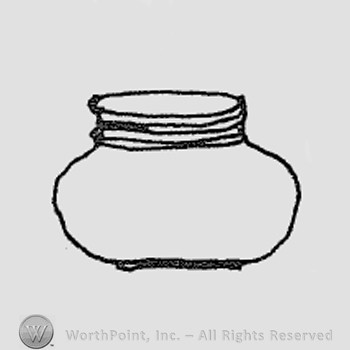 Rookwood Pottery Shape No. 417; thrown.