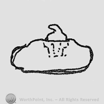 Rookwood Pottery Shape No. 418; ink well.