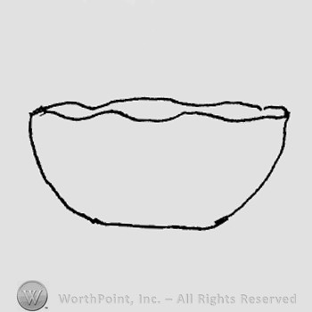 Rookwood Pottery Shape No. 427; bowl.