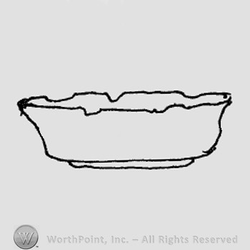 Rookwood Pottery Shape No. 431; oatmeal dish.