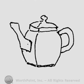 Rookwood Pottery Shape No. 432; teapot.