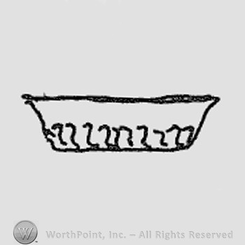 Rookwood Pottery Shape No. 451; saucer.
