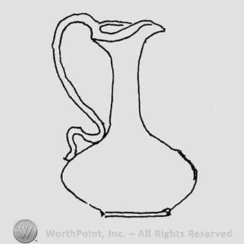 Rookwood Pottery Shape No. 469; ewer.