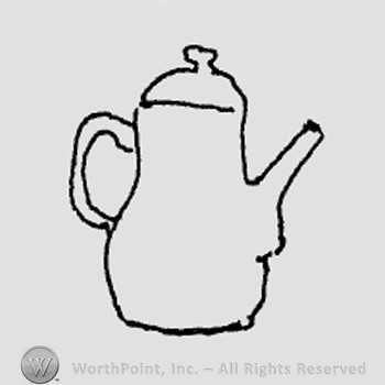 Rookwood Pottery Shape No. 473; coffee pot.