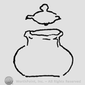 Rookwood Pottery Shape No. 478; scent jar.