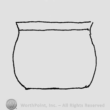Rookwood Pottery Shape No. 484; bowl.