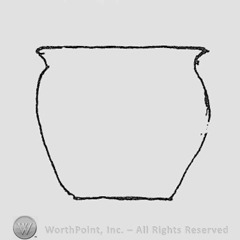 Rookwood Pottery Shape No. 490; jardiniere.