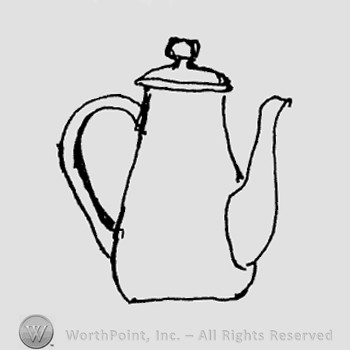 Rookwood Pottery Shape No. 526; coffee pot.