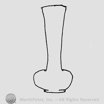 Rookwood Pottery Shape No. 556; vase.