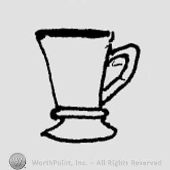Rookwood Pottery Shape No. 585; child's mug.