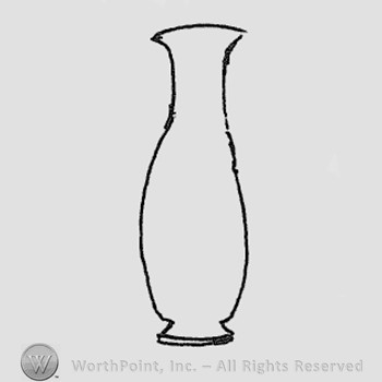 Rookwood Pottery Shape No. 608; vase.