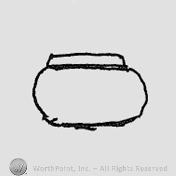 Rookwood Pottery Shape No. 622; sugar bowl.