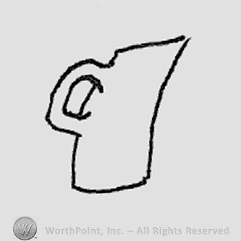Rookwood Pottery Shape No. 647; horn pitcher.