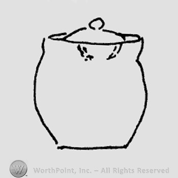 Rookwood Pottery Shape No. 683; tabaco jar.