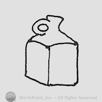 Rookwood Pottery Shape No. 691; suare bottle.