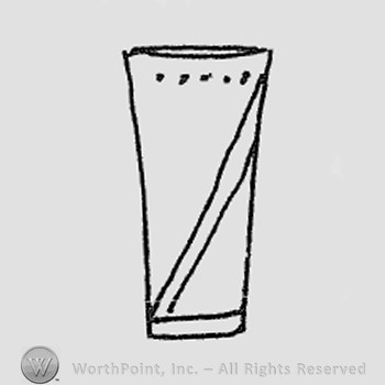 Rookwood Pottery Shape No. 701; flute vase.