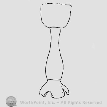 Rookwood Pottery Shape No. 702; lamp.