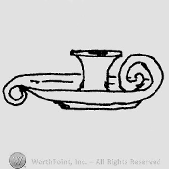Rookwood Pottery Shape No. 713; candle holder.