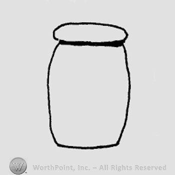 Rookwood Pottery Shape No. 728; tea caddy.