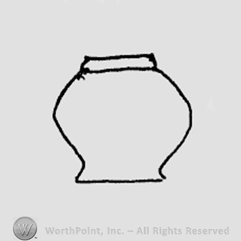 Rookwood Pottery Shape No. 755; desk set.