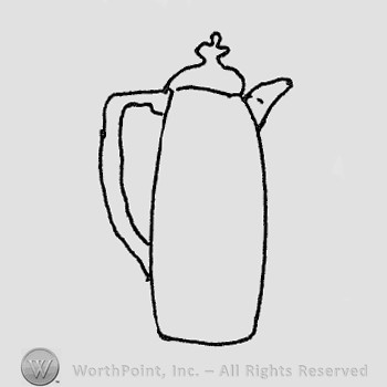 Rookwood Pottery Shape No. 771; chocolate pot.