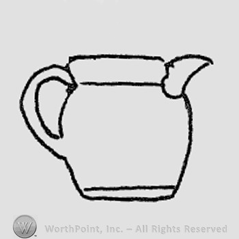 Rookwood Pottery Shape No. 774; creamer.