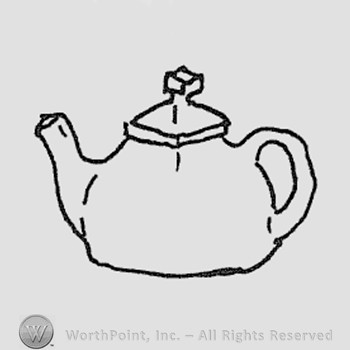 Rookwood Pottery Shape No. 840; teapot.