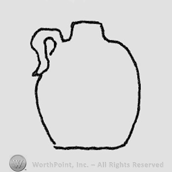 Rookwood Pottery Shape No. 845; liquor jug.