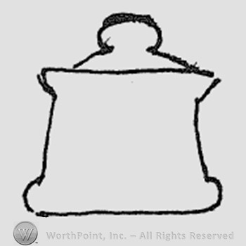 Rookwood Pottery Shape No. 858; tabacco jar.