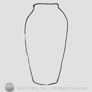 Rookwood Pottery Shape No. 901; vase.