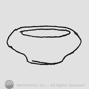Rookwood Pottery Shape No. 957; bowl.