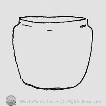 Rookwood Pottery Shape No. 968; jar.