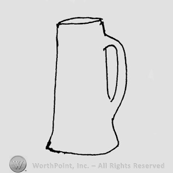 Rookwood Pottery Shape No. 1014; tankard.