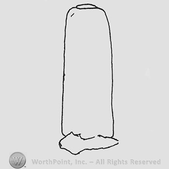 Rookwood Pottery Shape No. 1028; lamp base.