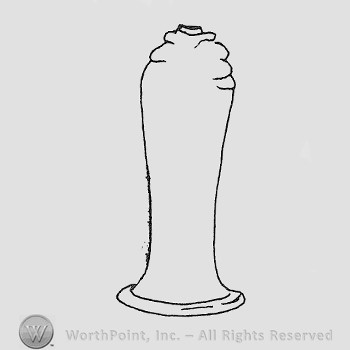 Rookwood Pottery Shape No. 1030; lamp base.