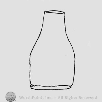 Rookwood Pottery Shape No. 1033; lamp base.