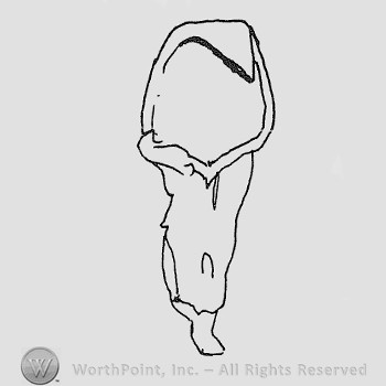 Rookwood Pottery Shape No. 1036; wall pocket.
