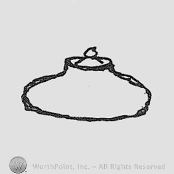 Rookwood Pottery Shape No. 1073; ink pot.